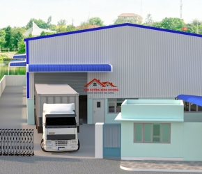 Cho thuê nhà xưởng gần KCN Bắc tân uyên