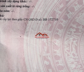 Bán đất châu đức vũng tàu