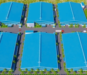 CHO THUÊ NHÀ XƯỞNG TRONG KCN BÌNH PHƯỚC CŨ ĐỒNG NAI DT MỖI XƯỞNG 5 .000m2 X 6 XƯỞNG CHO THUÊ LẺ GIÁ 2,8 USD/ M2 