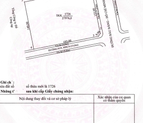 BÁN ĐẤT TRONG KCN BẦU BÀNG CŨ HCM DT ĐẤT 27.976 m2 GIÁ 160 /USD M2 